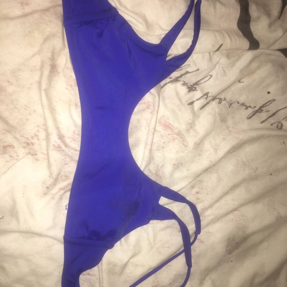 Blue Bikini top